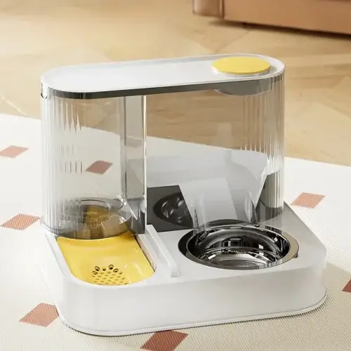 Automatic Pet Feeding  Food and Water Bowl for Dogs and Cats