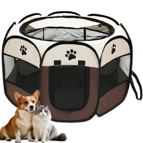 Portable Foldable Pet Playpen Tent
